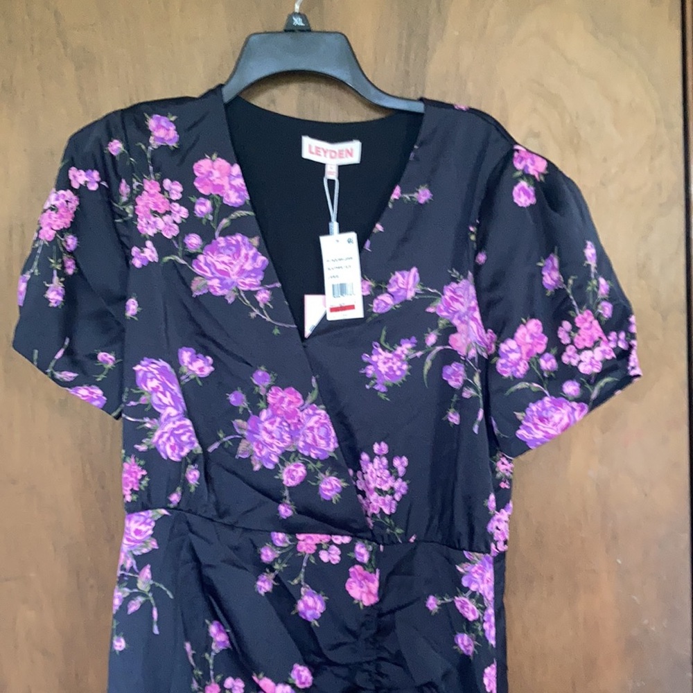 Leyden floral print retro dress size L - Picture 14 of 16